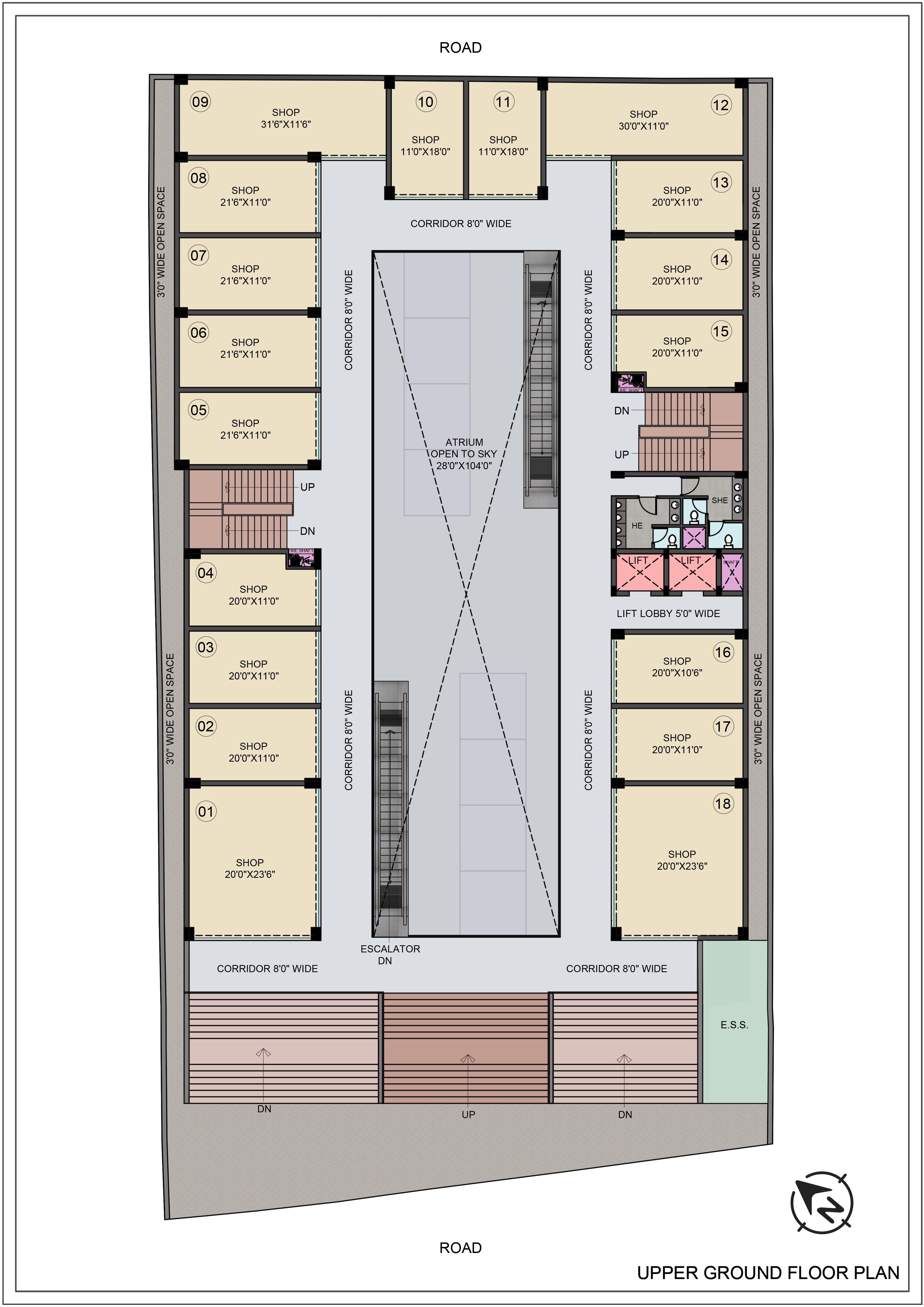Noida Shopping Centre Floor Plan